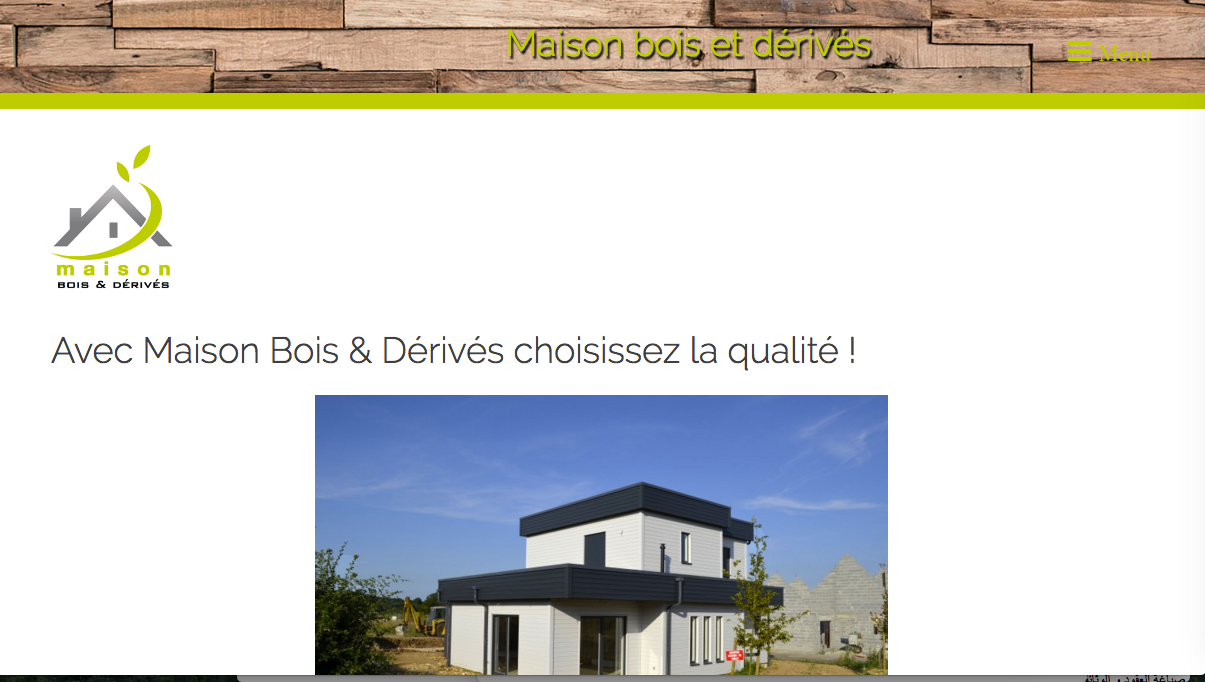 Maison bois et dérivés